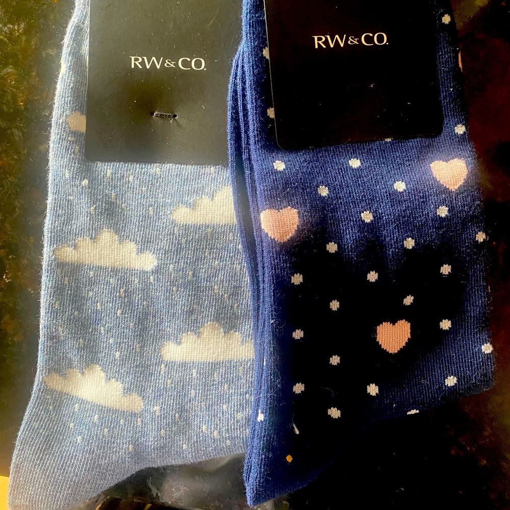Brand new two pairs women’s socks. RW & Co.